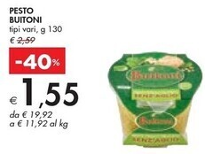 Bennet Buitoni pesto offerta