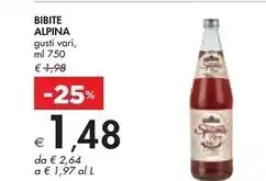 Bennet Alpina bibite offerta