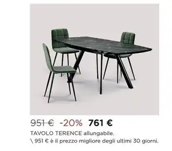 Ricci Casa Tavolo terence offerta