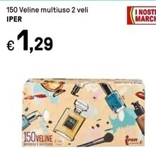 Iper La Grande Iper 150 veline multiuso 2 veli offerta