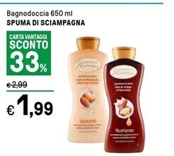 Iper La Grande Spuma di sciampagna bagnodoccia offerta