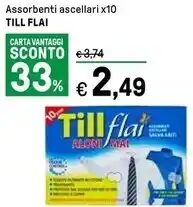 Iper La Grande Till flai - assorbenti ascellari x10 till flai offerta
