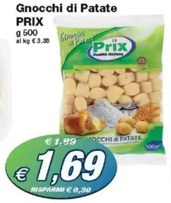Prix Quality Gnocchi di Patate PRIX 500 g offerta