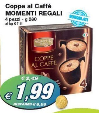 Prix Quality Coppa al Caffè MOMENTI REGALI 4 pezzi - g 280 offerta
