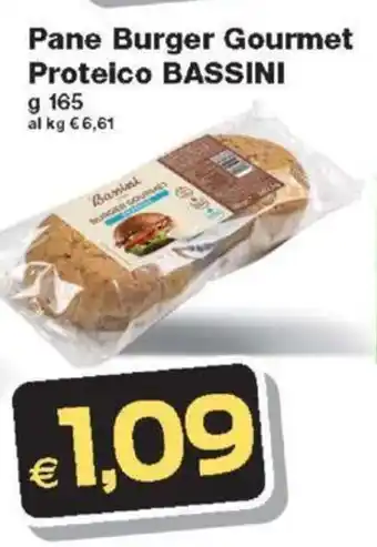 Pane Burger Gourmet Proteico BASSINI 165 g