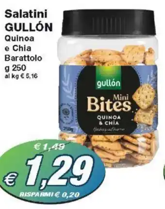 Salatini GULLÓN Quinoa e Chia Barattolo g 250