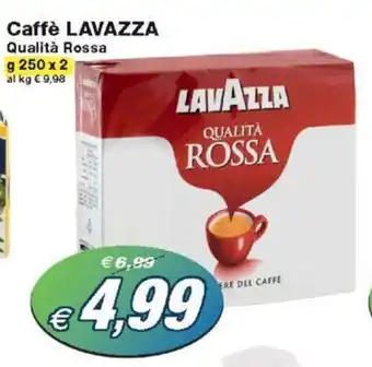 Prix Quality Caffè LAVAZZA Qualità Rossa g 250 x 2 offerta