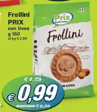Prix Quality Frollini PRIX 350 g offerta