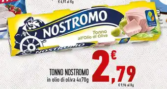 Conad TONNO NOSTROMO 4 x 70 g offerta