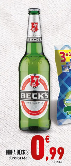 Conad BIRRA BECK'S classica 66cl offerta
