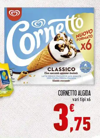 Conad CORNETTO ALGIDA vari tipi x6 offerta