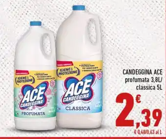 Conad CANDEGGINA ACE profumata 3,8L/ classica 5L offerta