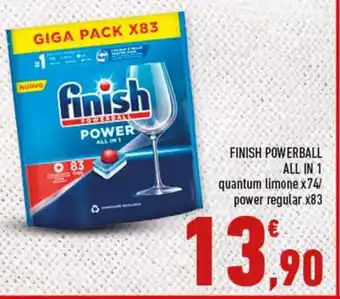 Conad FINISH POWERBALL ALL IN 1 offerta
