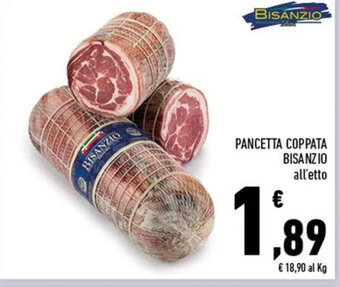 Conad PANCETTA COPPATA BISANZIO all'etto offerta