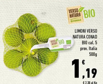Conad LIMONI VERSO NATURA CONAD 500 g offerta