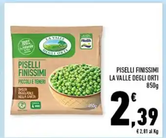 Conad PISELLI FINISSIMI LA VALLE DEGLI ORTI 850 g offerta