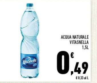 Conad ACQUA NATURALE VITASNELLA 1,5L offerta