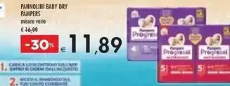 Bennet Pampers pannolini baby dry offerta