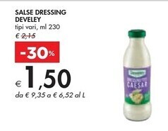 Bennet Develey salse dressing offerta