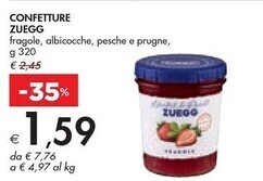 Bennet Zuegg confetture offerta