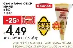 Bennet Bennet - grana padano dop offerta