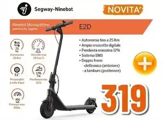 Expert Ninebot by segway monopattino e2d offerta