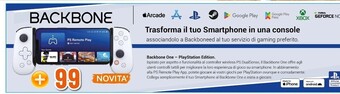 Expert Backbone one - playstation edition offerta