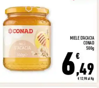 Conad MIELE D'ACACIA CONAD 500g offerta