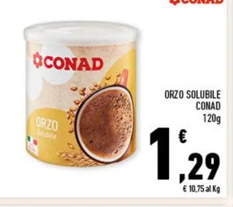 Conad ORZO SOLUBILE CONAD 120 g offerta