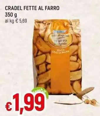 CRADEL FETTE AL FARRO 350 g