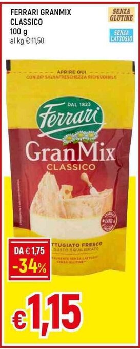 Galassia FERRARI GRANMIX CLASSICO 100 g offerta