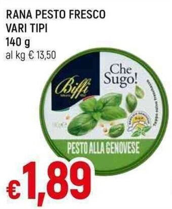 Galassia RANA PESTO FRESCO VARI TIPI 140 g offerta