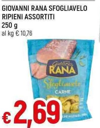 Galassia GIOVANNI RANA SFOGLIAVELO RIPIENI ASSORTITI 250 g offerta
