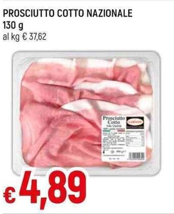 Galassia PROSCIUTTO COTTO NAZIONALE 130 g offerta