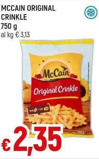 Galassia MCCAIN ORIGINAL CRINKLE 750 g offerta