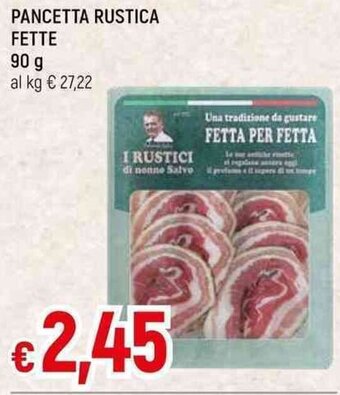 Galassia PANCETTA RUSTICA FETTE 90 g offerta