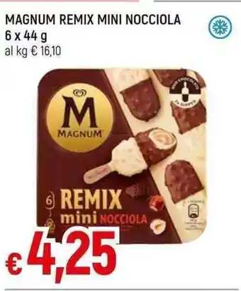 Galassia MAGNUM REMIX MINI NOCCIOLA 6 x 44 g offerta