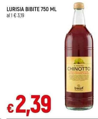 Galassia LURISIA BIBITE 750 ML offerta