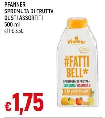 Galassia PFANNER SPREMUTA DI FRUTTA GUSTI ASSORTITI 500 ml offerta