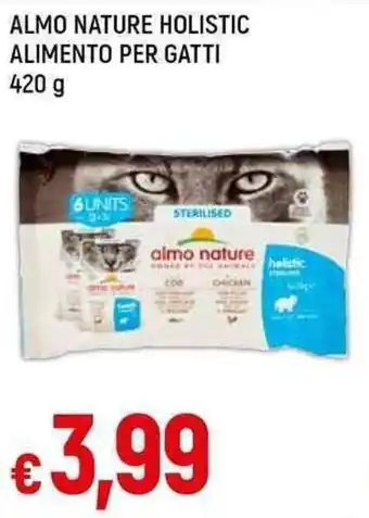Galassia ALMO NATURE HOLISTIC ALIMENTO PER GATTI 420 g offerta