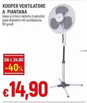 Galassia KOOPER VENTILATORE A PIANTANA offerta