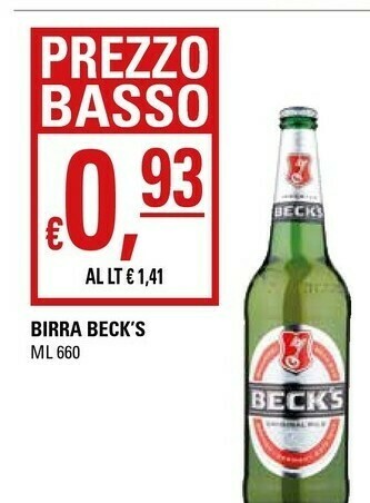 Basko Becks Birra 660 Ml offerta
