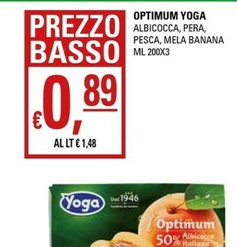 Optimum Yoga Albicocca / Pera / Pesca / Mela Banana