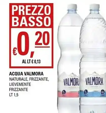 Basko Valmora Acqua Naturale Frizzante / Lievemente Frizzante offerta