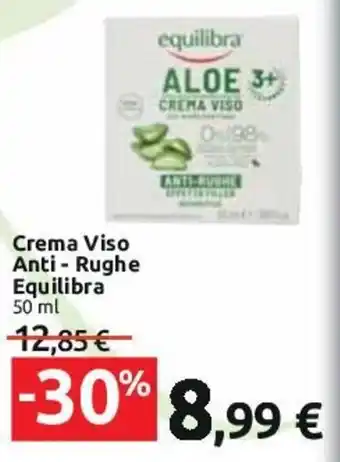 Carrefour Crema Viso Anti-Rughe Equilibra 50 ml offerta