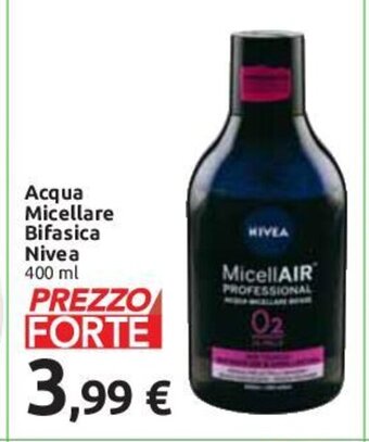 Carrefour Acqua Micellare Bifasica Nivea 400 ml offerta