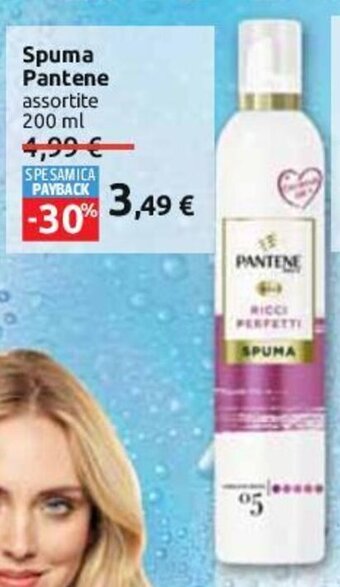 Carrefour Spuma Pantene assortite 200 ml offerta