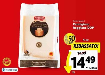 Lidl Antichi Maestri Parmigiano Reggiano DOP offerta