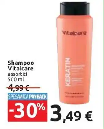 Carrefour Shampoo Vitalcare assortiti 500 ml offerta