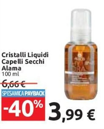 Cristalli Liquidi Capelli Secchi Alama 100 ml